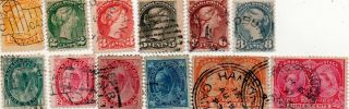 Commonwealth Stamps,  Canada.  Victoria