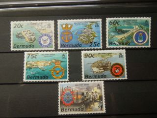 S 764 Bermuda 1995 Military/army Set Mnh