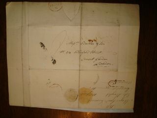 1 Letter,  Dated 1810,  Posted In Sandown I.  O.  W.