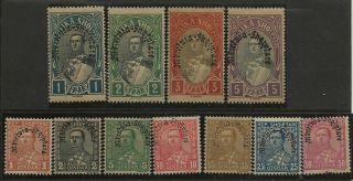 Albania Sc 227 - 37 Mh Stamps