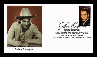 Dr Jim Stamps Us Gary Cooper Legends Of Hollywood Fdc Cover Los Angeles