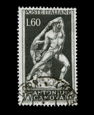 1957 Italian Stamp / 200 Year Anniversary Of Birth Of Canova /