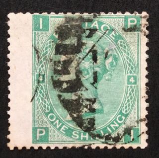 Gb Queen Victoria Surface Printed 1867 1/ - Green Pl4 Sg 117 (cat £65)