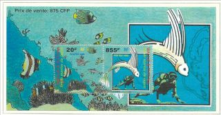 Wallis & Futuna Sc 518 Nh Issue Of 1999 - Souvenir Sheet - Sea Life
