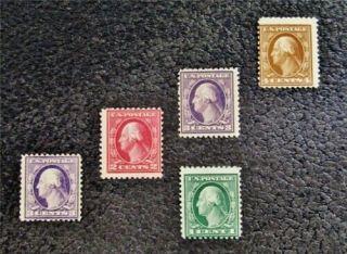 Nystamps Us Stamp 498 // 503 Og H / Nh $60 Washington