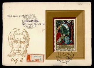 Dr Who 1967 Hungary Uitz Bela S/s Fdc C125493