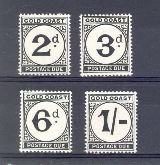 Gold Coast Sg D5 - 8 1951 Postage Dues Mnh