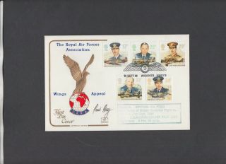 1986 Raf Rafa Andover Cotswold Official Fdc Signed By Squadron Leader Paul Day