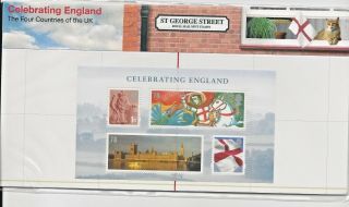 23/4/2007 Celebrating England Miniature Sheet Presentation Pack Ms15