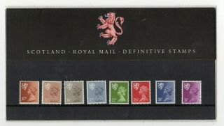 1984 Scotland Regional Machin Pack 6 With 10p To 31p Cat £12.  00 Post (uk)