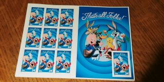 Us Sheet 3535 Porky Pig Stamps That 