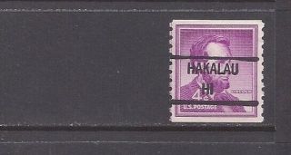 Hawaii Precancels: 4c Lincoln Coil From Liberty Series (1058)