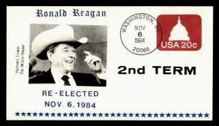 Dr Who 1984 Washington Dc Ronald Reagan President Re - Elected Stationery C124008