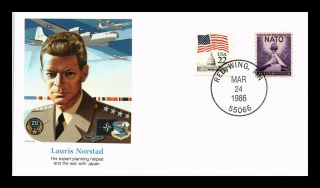 Dr Jim Stamps Us Lauris Norstad Military Heroes Of America Fleetwood Cover
