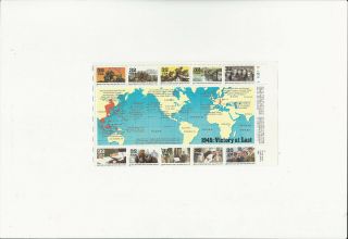 Us Stamps/postage/sheets Sc 2981 World War Ii 1945 Mnh F - Vf Og Fv$3.  20