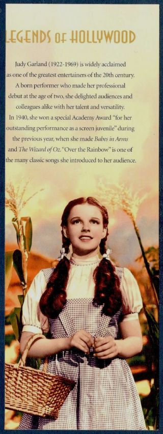 2006 JUDY GARLAND 12th Legends of Hollywood Series Sheet 20 39¢ Stamps 4077 2