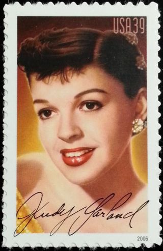 2006 JUDY GARLAND 12th Legends of Hollywood Series Sheet 20 39¢ Stamps 4077 3