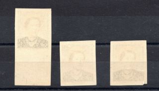 3 Vietnam Viet - Nam imperf proof? stamps Buu - Chinn $1.  50 ID 1883 2