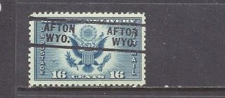 Wyoming Precancel On Air Mail Special Delivery (ce1)