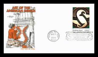 Dr Jim Stamps Us Mimbres Bowl American Indian Art First Day Cover Santa Fe
