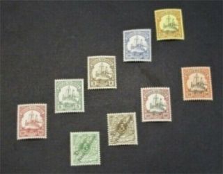Nystamps German Guinea Stamp 1//13 Og H $47