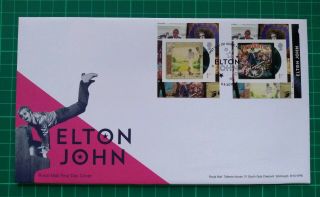 2019 Elton John Self Adhesives Ex - Retail Booklet Fdc Pinner Pl