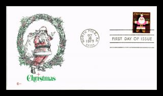 Dr Jim Stamps Us Santa Claus Ornament Fdc Cover Craft North Pole