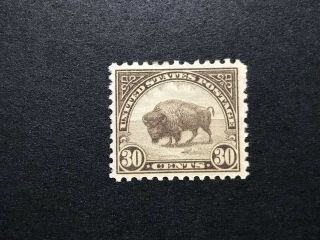 Gandg Us Stamps 700 American Buffalo 30c H Og ($13)