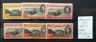 Ascension Island 1949 G.  Vi As Described Mounted Nq668