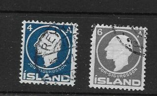 Iceland.  1911.  Birth Cent.  4,  6 Aur.  (2)