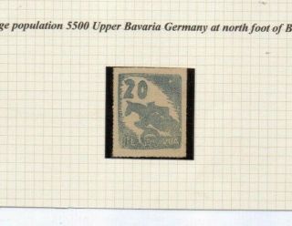 1943 Murnau Oflag V11a Polish Prisoner Of War Stamp For Camp Mail