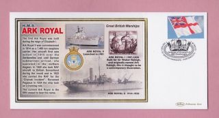 Great Britain Benham Cover 2006,  Great British Warships,  Hms Ark Royal