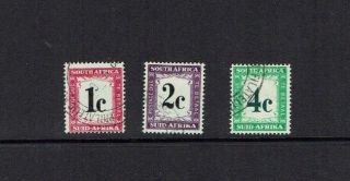 South Africa: 1961,  Currency Postage Due Set,  Fine.