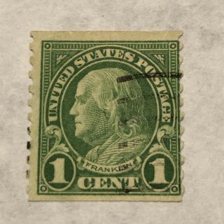 Benjamin Franklin Early 1900s One Cent Green Stamp Unhinged