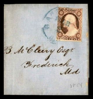 Mayfairstamps Maryland Us To Frederick 3 Cents Cover Wwb_85879