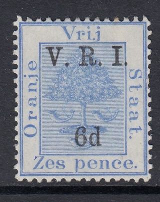 Orange State 1900 Surch.  6d On 6d Blue Sg109 Mounted