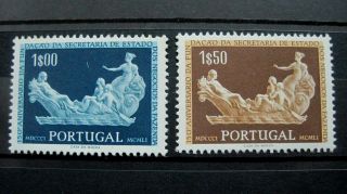 Portugal Stamp Set - 1954 The 150th Anniversary Of The Ministry Of Finance Mnh