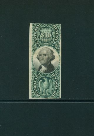 Scott R149p3,  $10.  00 Plate Proof On India Paper.