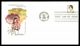 Mayfairstamps Us Fdc 1980 Dolley Madison Prewar Of 1812 First Day Cover Wwb_7867
