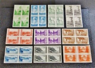 Nystamps Us Stamp 756 - 765 H Ngai $62 Block Of 4