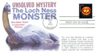 Coverscape Computer Generated Loch Ness Monster Mystery Fdc