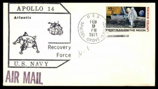 Mayfairstamps Us Naval 1971 Uss Spiegel Grove Apollo 14 Air Mail Cover Wwb_78331
