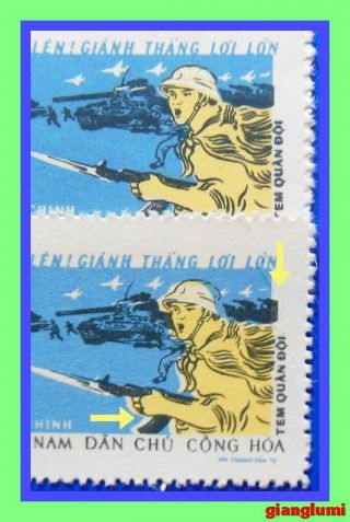 North Vietnam Military Frank Error Color Shift Mnh Ngai