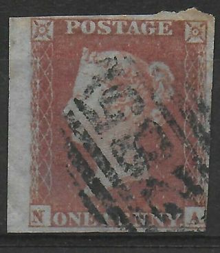 Sg 8.  1d.  Red - Brown.  Part Sheet Margin At Left.  Others Good To Close.  Ref:9982