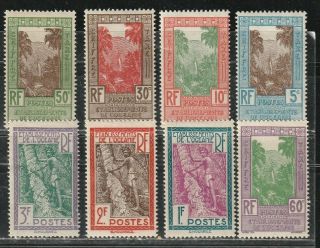 1929 French Colony Stamps,  Polynesia,  Postage Due Full Set Mh,  Sc J10 - 17