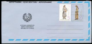 Cyprus Postal Stationery Aerogramme,  20,  5,  Views