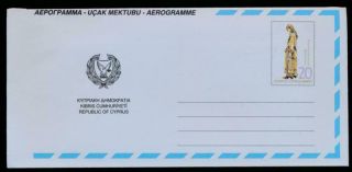 Cyprus Postal Stationery Aerogramme,  20,  Views