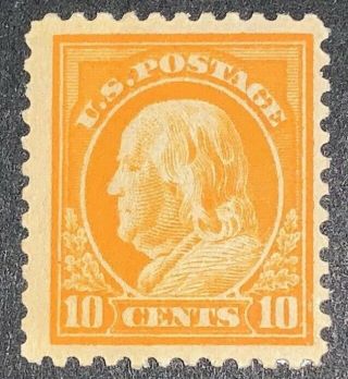 Travelstamps: 1917 - 19 Us Stamps Scott 510,  Og,  Hinged,  10cents,  Franklin