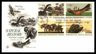 Mayfairstamps Us Fdc 1970 Natural History Combo Art Craft First Day Cover Wwb_62