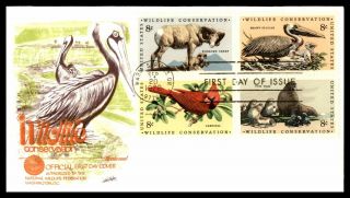 Mayfairstamps Us Fdc 1972 Wildlife Conservation Combo Fleetwood First Day Cover